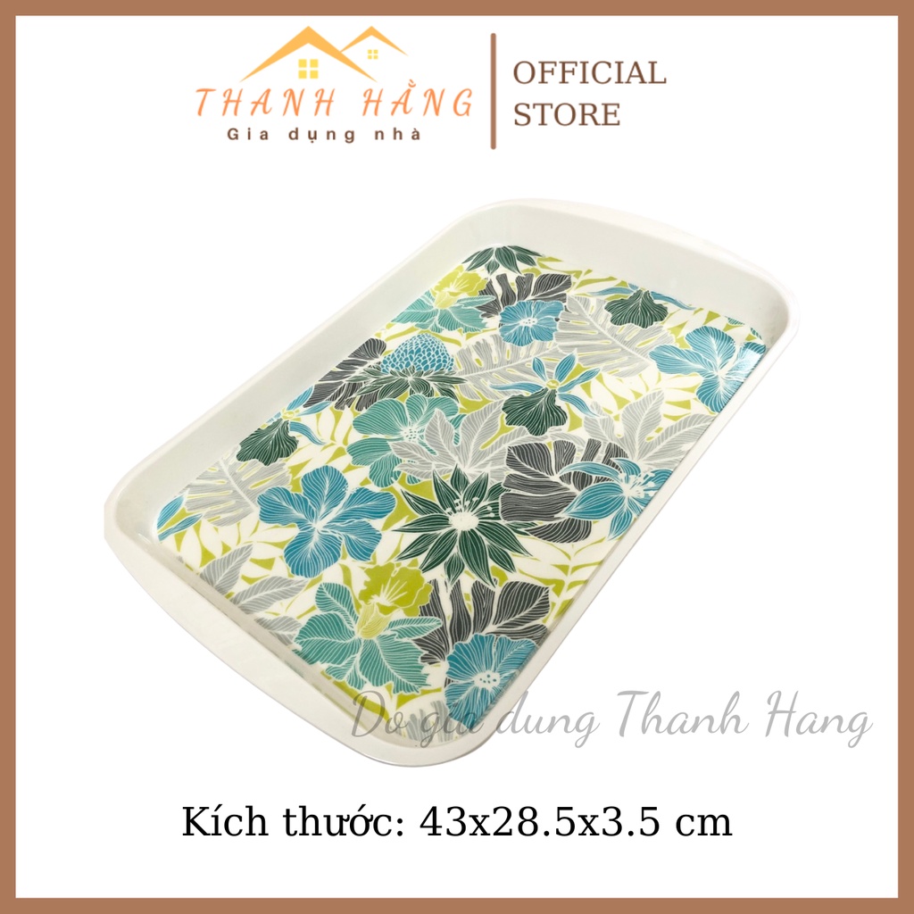 Khay phíp to sang trọng tiện lợi freeship hình hoa