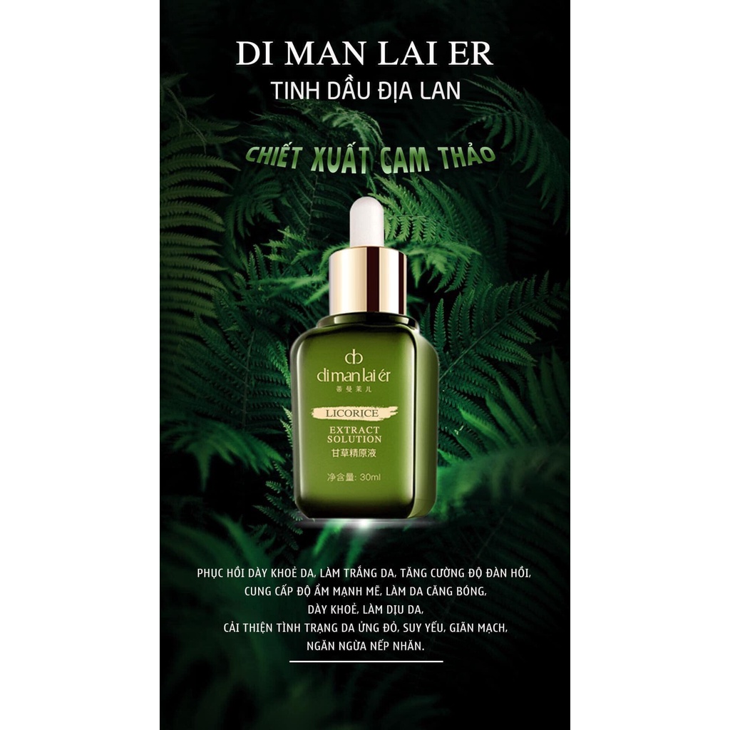 Tinh dầu cam thảo - Tinh dầu Địa Lan dưỡng sáng da