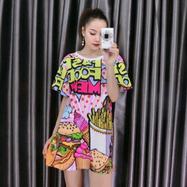 Đầm suông 3D