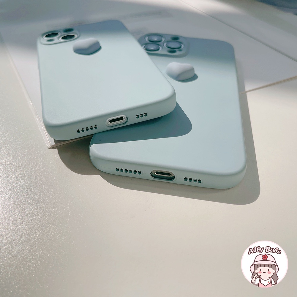Ốp Điện Thoại Silicone Mềm Mỏng Chống Sốc Họa Tiết Trái Tim 3D Cho IP 13 12 11 Pro Max X XS XR 8 7 Plus
