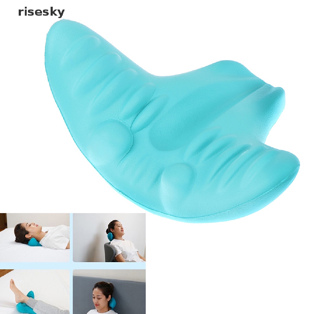 [risesky] Thiết Bị Kéo Căng Cổ Và Vai Thư Giãn Cho Cột Sống Chiropractic ♨Trên đó