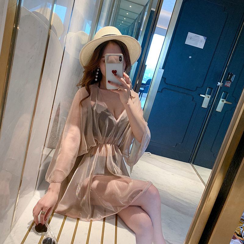 Set Đồ Tắm In Họa Tiết Phong Cách Hàn Quốc Quyến Rũ Dành Cho Nữ | BigBuy360 - bigbuy360.vn