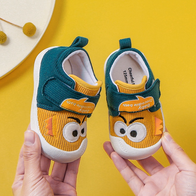 Cheerful Mario Giày Sneaker thể dục tập đi cho bé Đế Mềm Chống Trượt sơ sinh Từ 0-24 Tháng Tuổi