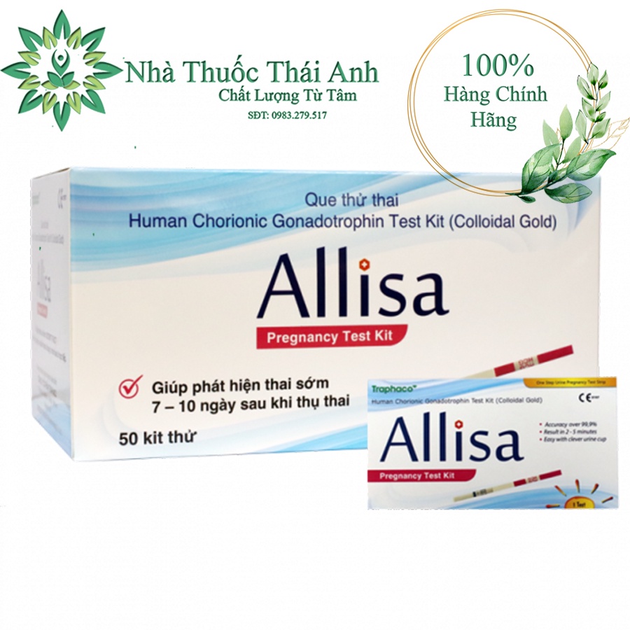 Que Thử Thai Allisa - Hàng Công Ty Traphaco