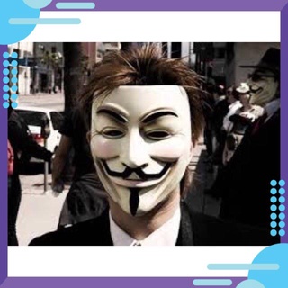 Mặt Nạ Hacker Trắng