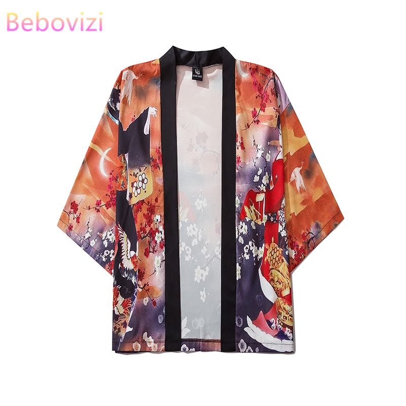 Áo Kimono Dáng Rộng Thời Trang Mùa Hè Nhật Bản 2020 Dành Cho Nam Và Nữ