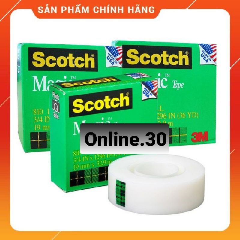 Băng dính scotch 3M -810-3/4 inches