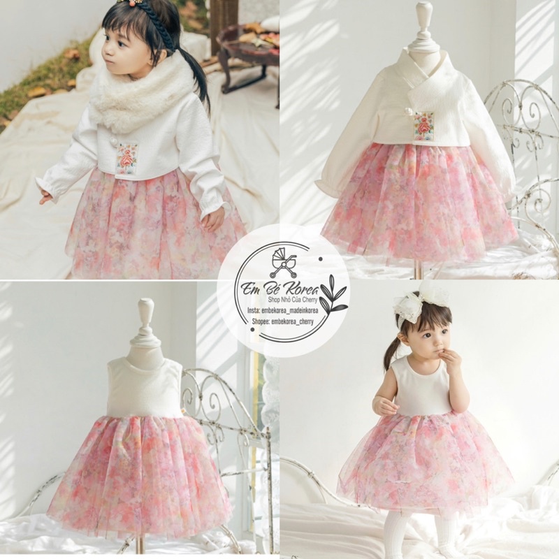 BỘ Hanbok CHO BÉ GÁI Baehwa