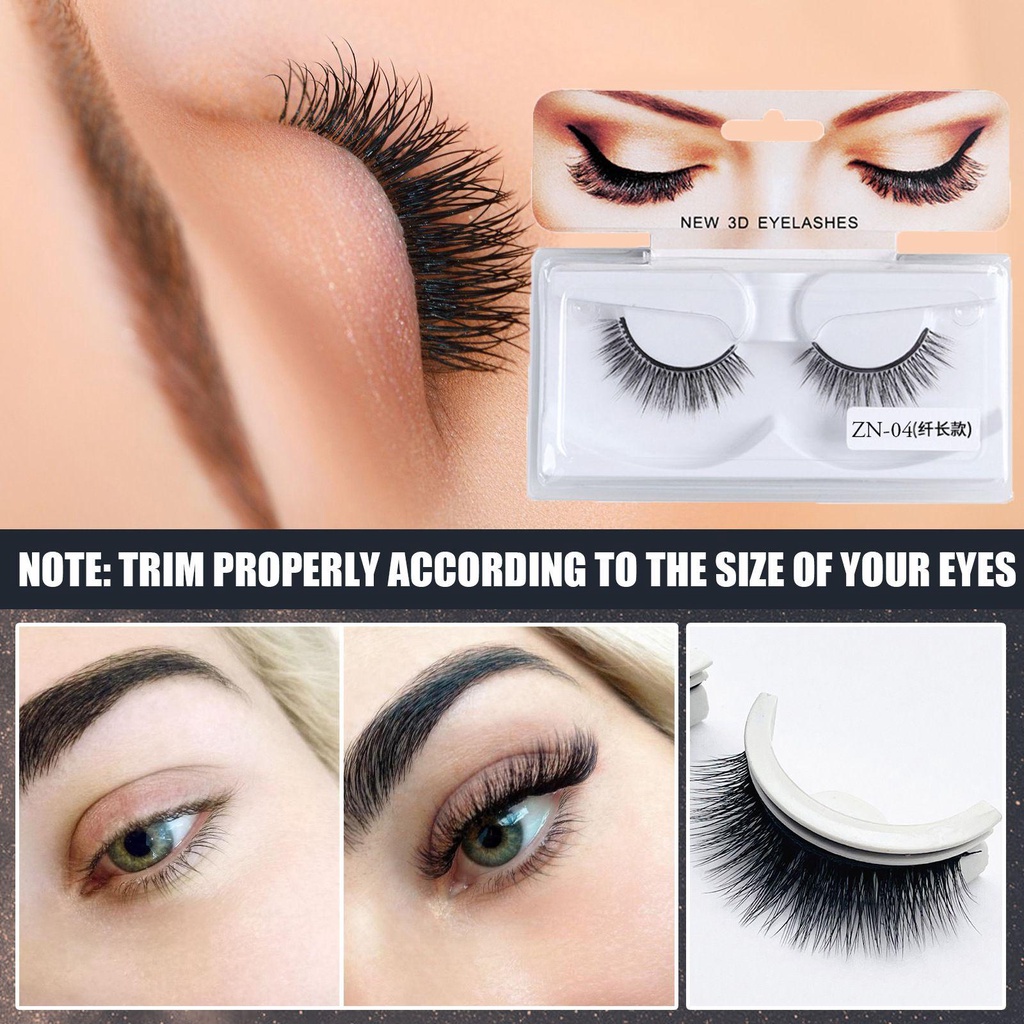 Keo Dán Lông Mi 3D Dài Và Dày Có Thể Tái Sử Dụng SOFTNESS