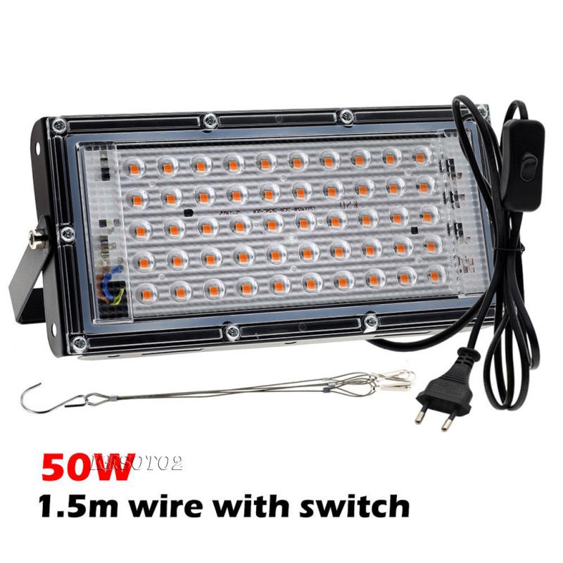 50W/100W LED Grow Light Full Spectrum Plant Lighting Veg and Flower EU Plug
