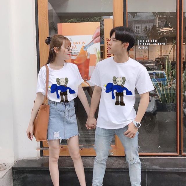 Áo đôi nam nữ mùa hè CHẤT COTTON mịn mát giá sĩ tại xưởng có áo big szie 5XL