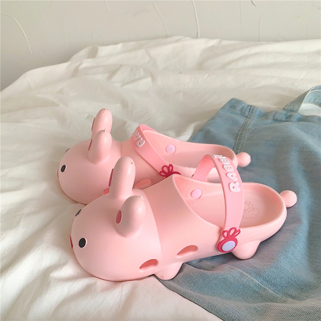 Dép cross tai thỏ siêu cute