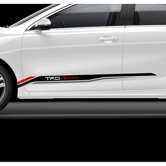 Tem ô tô TRD sportivo dán nhiều vị trí, tem 3 lớp độ bền cao không bay màu
