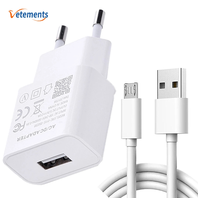 Cáp Sạc Nhanh / Truyền Dữ Liệu Eu-us Type-c Micro Usb 5v 2a Cho Điện Thoại