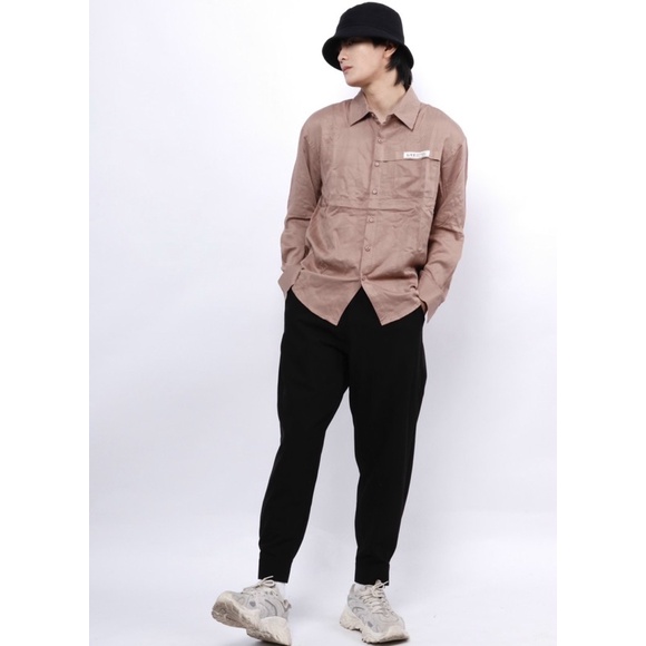 sơ mi trơn form suông rộng thời trang nam Nô store
