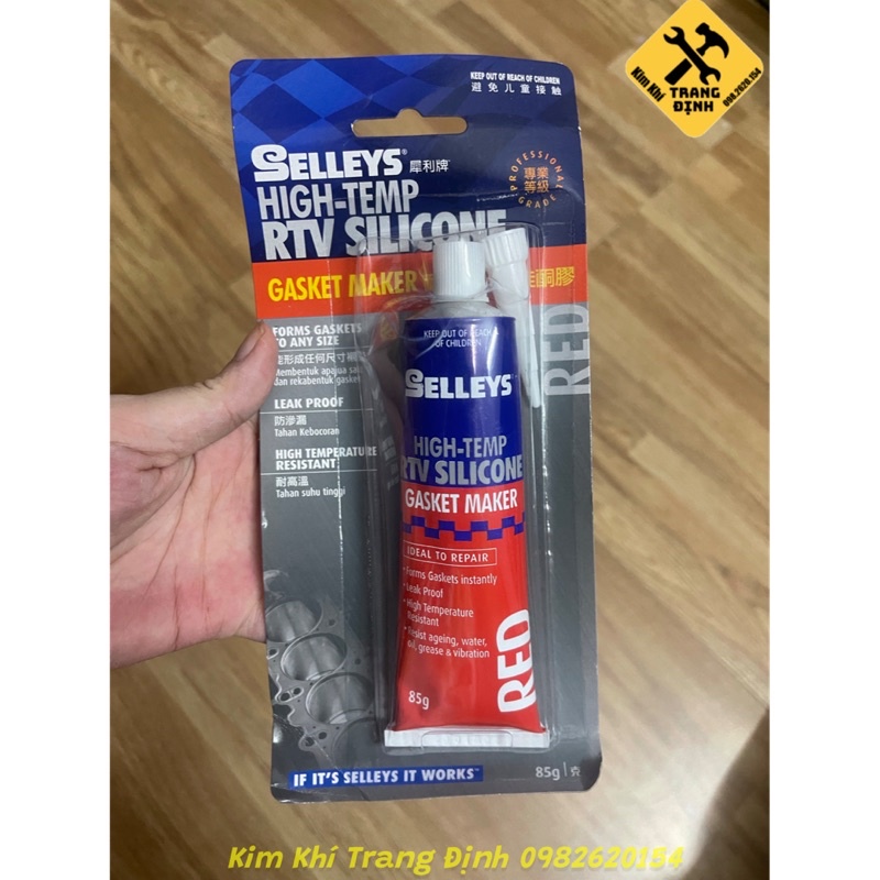 Keo tạo gioăng RTV silicone 85g Selleys