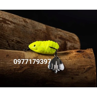 Mồi câu lure nhái hơi thái lan v4 hunter cực nhạy