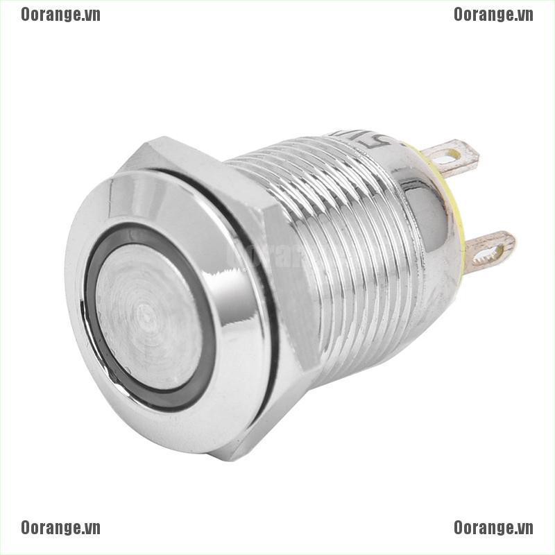 Nút ấn công tắc 12mm 5V có đèn led chống nước tiện dụng | BigBuy360 - bigbuy360.vn