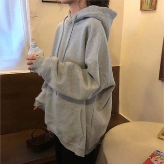 Áo Hoodie Trơn phong cách Basic chất liệu nỉ