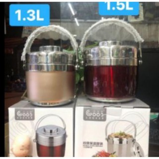 CẶP LỒNG CƠM INOX 304 HÀN QUỐC 1,5L