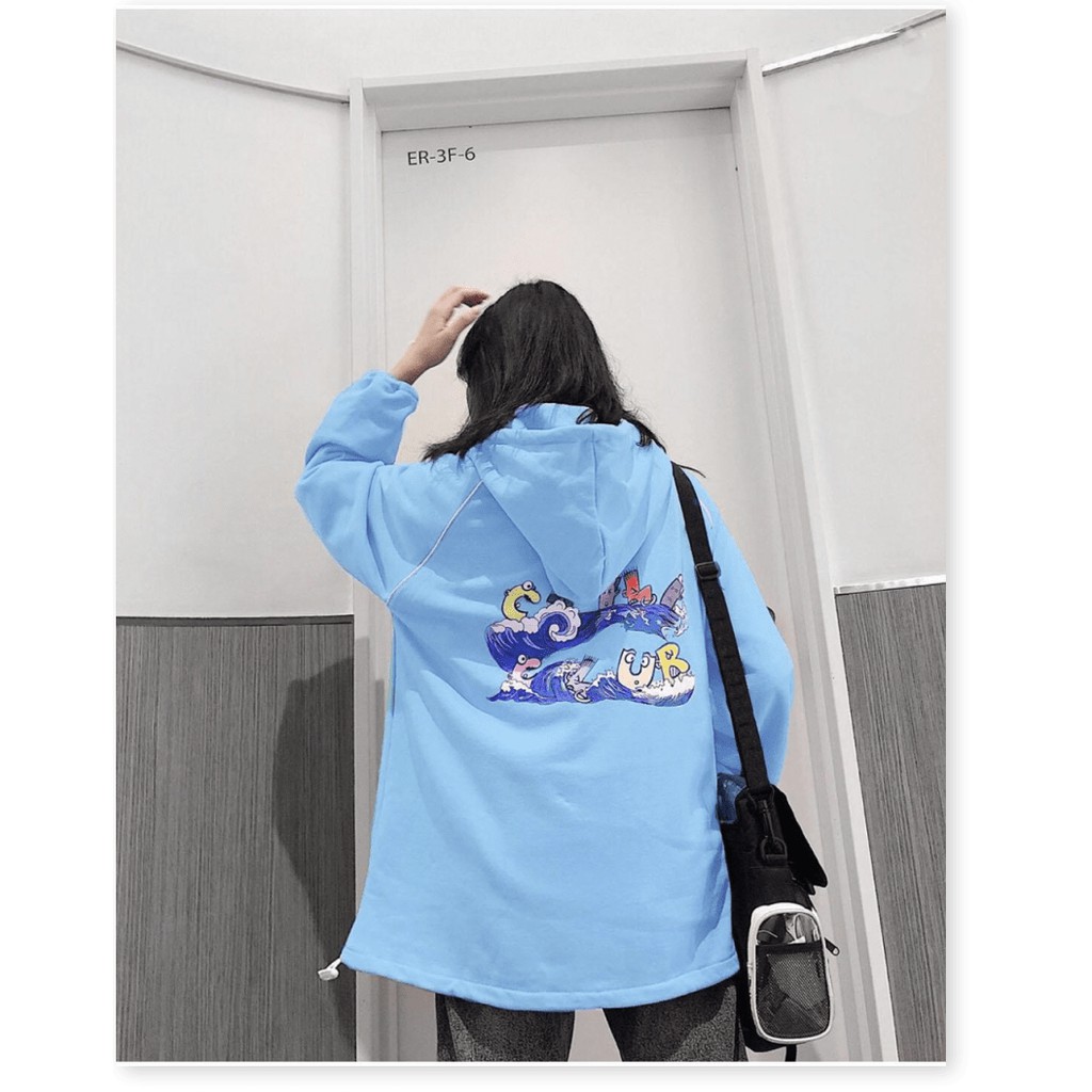 [FREESHIP] Áo khoác hoodie nĩ nam nữ form rộng có dây kéo cili club Shop lv | BigBuy360 - bigbuy360.vn