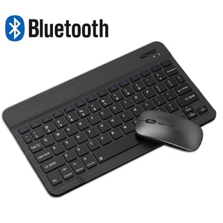 Bộ Bàn Phím Và Chuột Bluetooth Không Dây 10 inch Cho Điện Thoại Laptop ipad Máy Tính Bảng PC Android Ios ipad