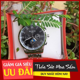 Đồng hồ nam WLISTH máy nhật dây thép không gỉ cao cấp