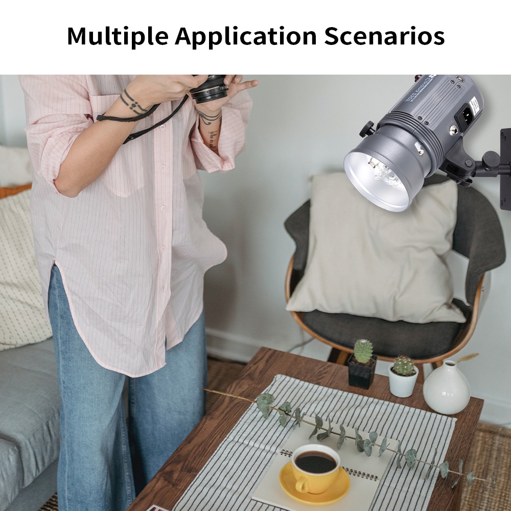 Giá đỡ đèn gắn tường trần nhà Selens 5/8&quot; dùng cho phim trường chụp ảnh