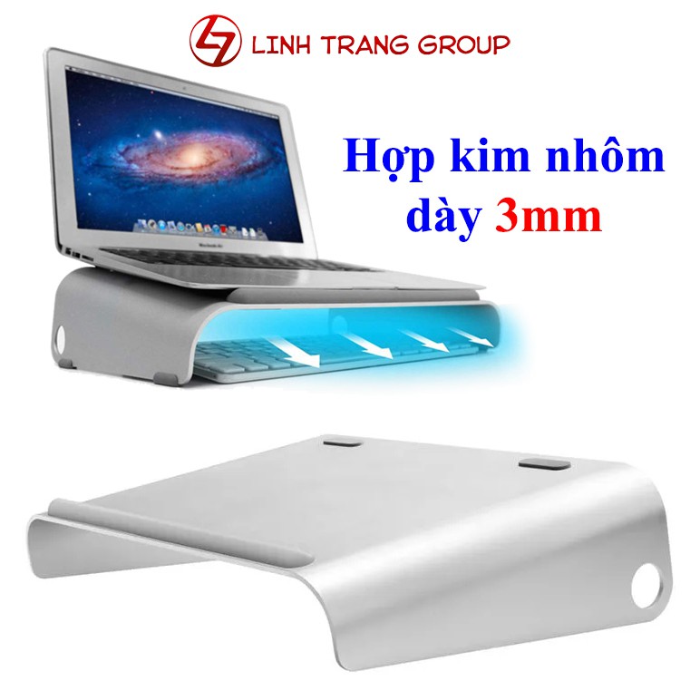 Đế tản nhiệt hợp kim nhôm dành cho laptop, MacBook - DTN13