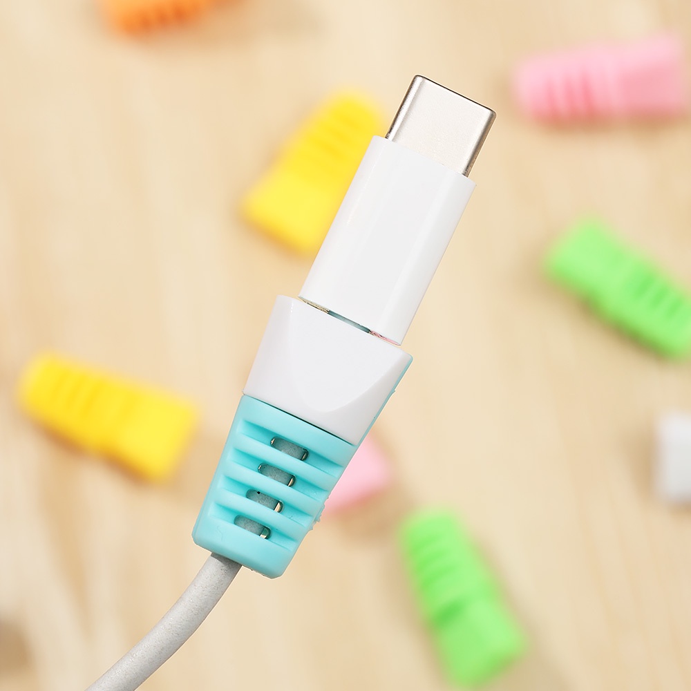 Set 2 Vỏ Bọc Bảo Vệ Dây Cáp Chống Đứt Gãy Dành Cho Máy Tính TV/Văn Phòng/Nhà Cửa