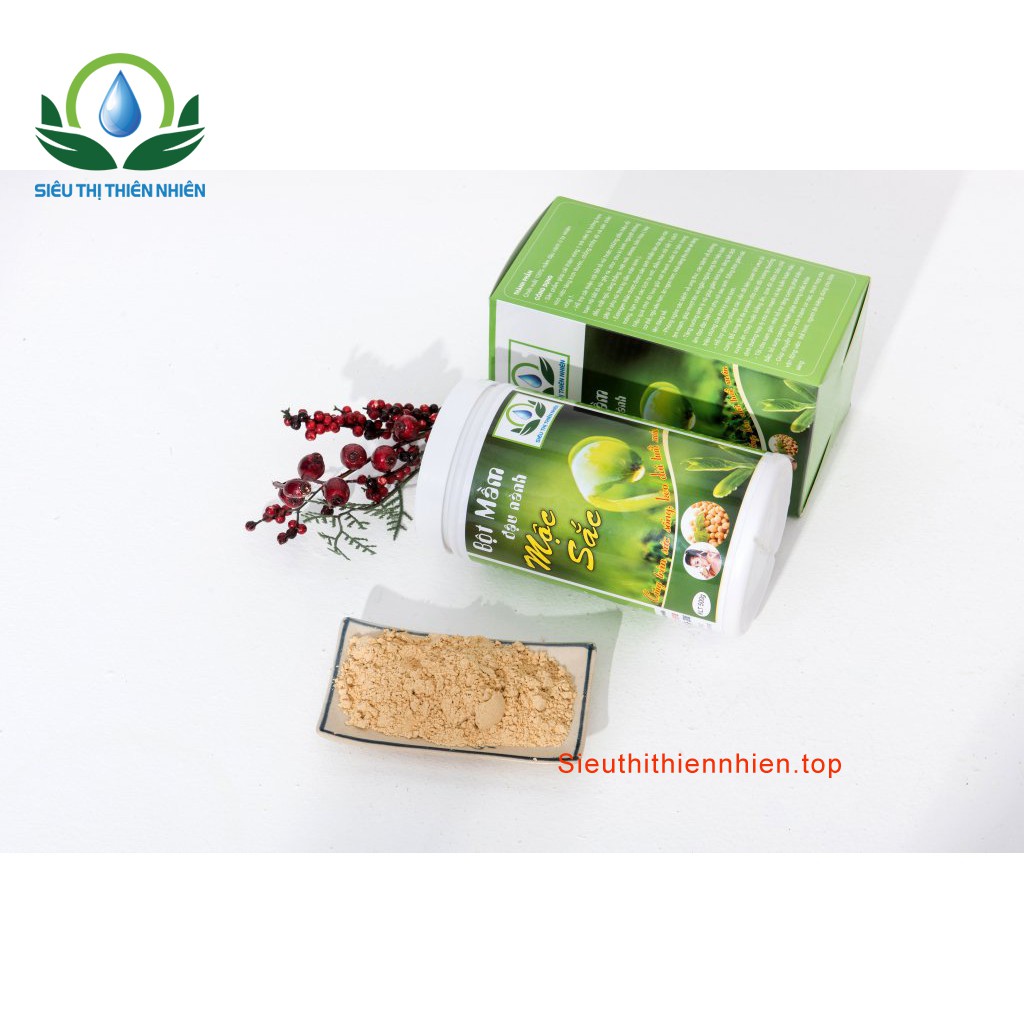 Bột mầm đậu nành nguyên chất 10 tác dụng đóng hộp thương hiệu Mộc Sắc | BigBuy360 - bigbuy360.vn