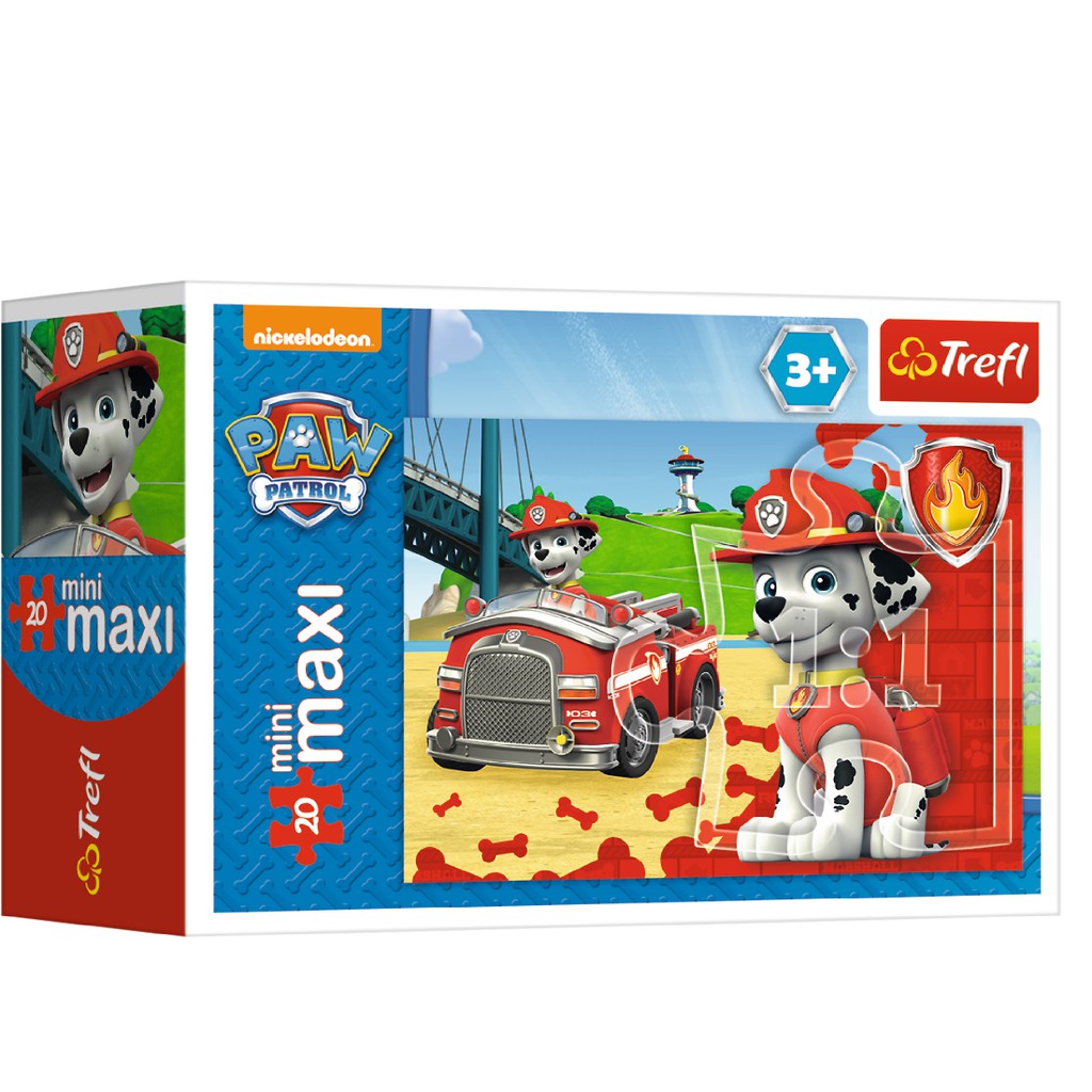Combo 4 Tranh ghép hình 20 mảnh Chủ đề Phi đội chú chó cứu hộ Paw Patrol chính hãng Trefl 56018