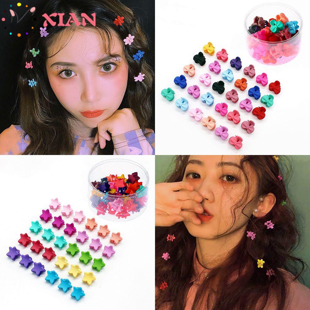 Set 10 / 20 / 30 Kẹp Tóc Càng Cua Mini Phong Cách Hàn Quốc Cho Bé Gái