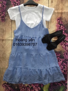 Set váy bầu bí bon chen nha