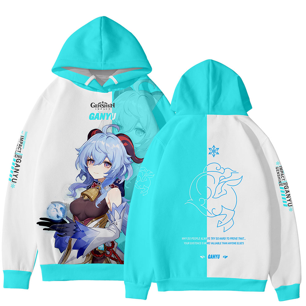 Áo Hoodie In Hình 3d Sáng Tạo Cho Cặp Đôi