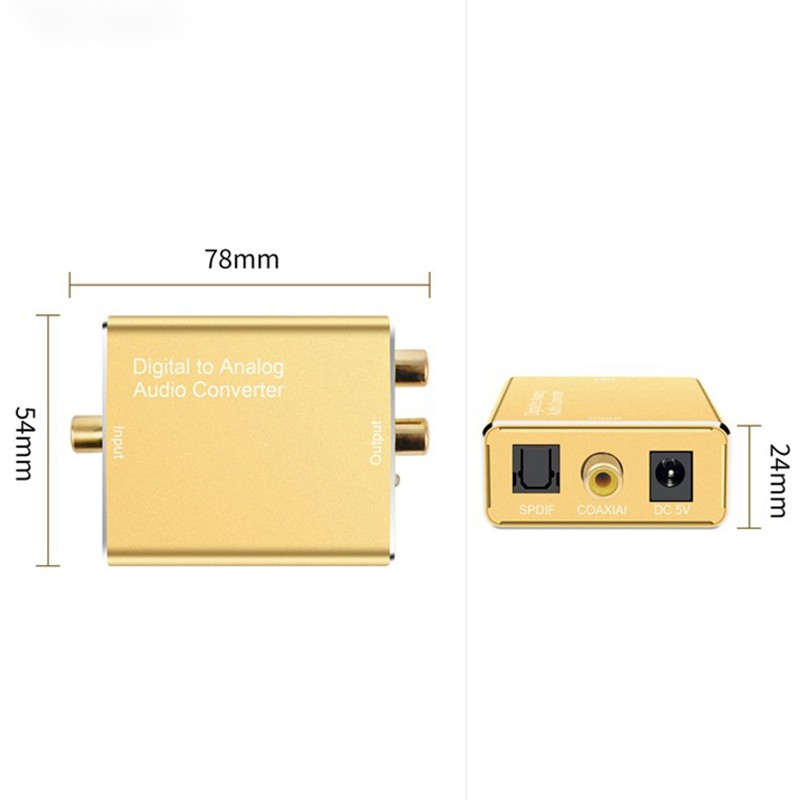 VEGGIEG Optical Stereo RCA L/R 3.5mm Aux Audio Adapter Converter | BigBuy360 - bigbuy360.vn