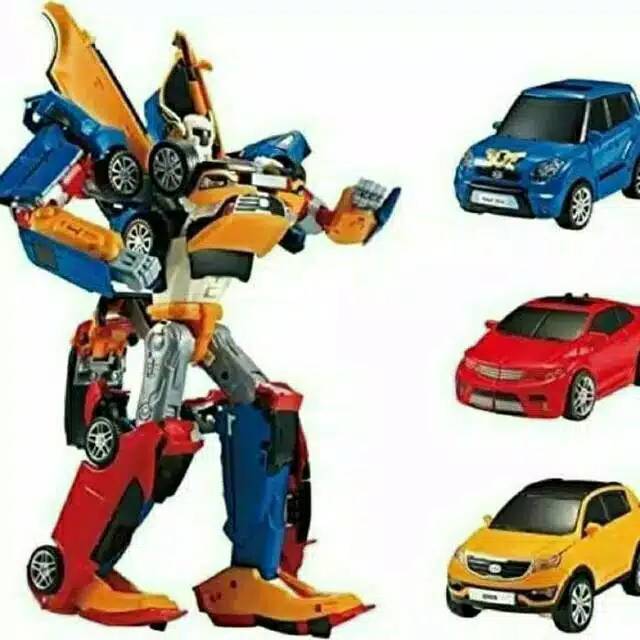 Tobot Mô Hình Đồ Chơi Xe Hơi Tritan 3 Car Tobot X Y Z