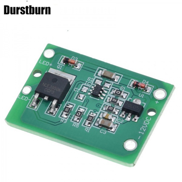 Mô Đun Cảm Biến Công Tắc Cảm Ứng 12V Kèm Rơ Le DC 6-20V 3A Chuyên Dụng