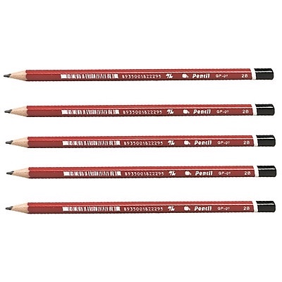 Bút Chì Gỗ 2B Thiên Long GP01 (Màu Ngẫu Nhiên)