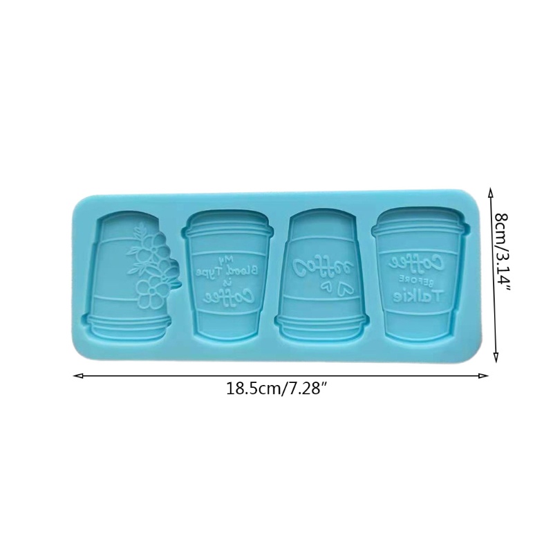 Khuôn Silicone Làm Cốc Cà Phê Thủ Công DIY