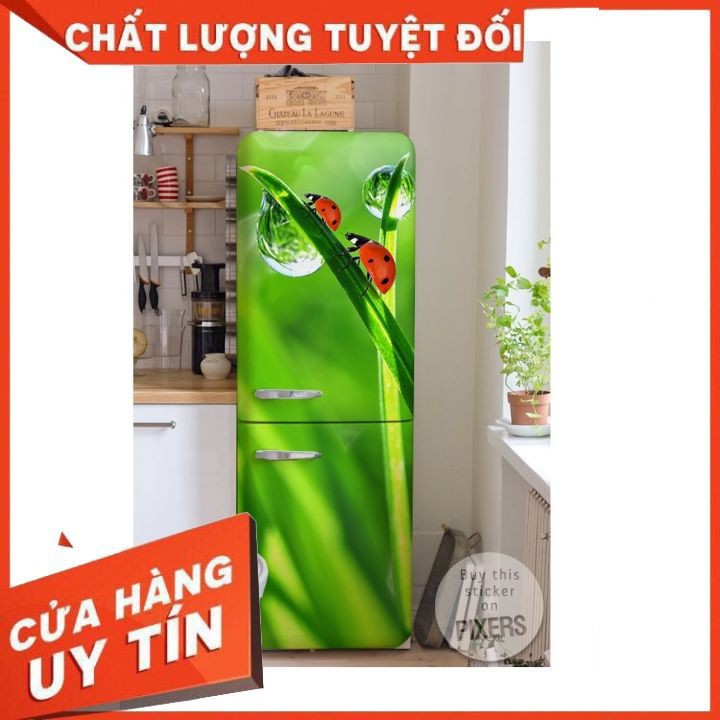 Giấy Dán Tủ Lạnh Chất liệu PVC Chống Thấm Nước - Bọ Dừa 123