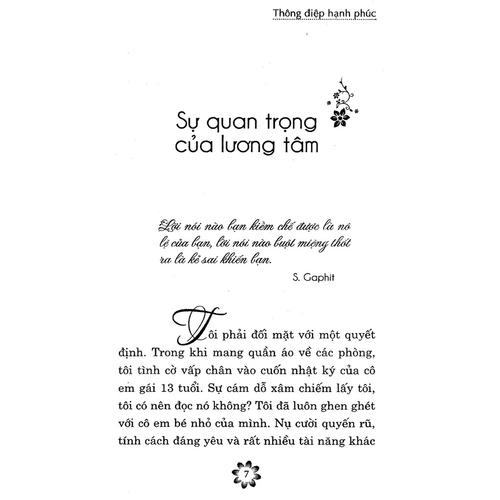 Sách - Tủ sách sống đẹp - Thông điệp hạnh phúc