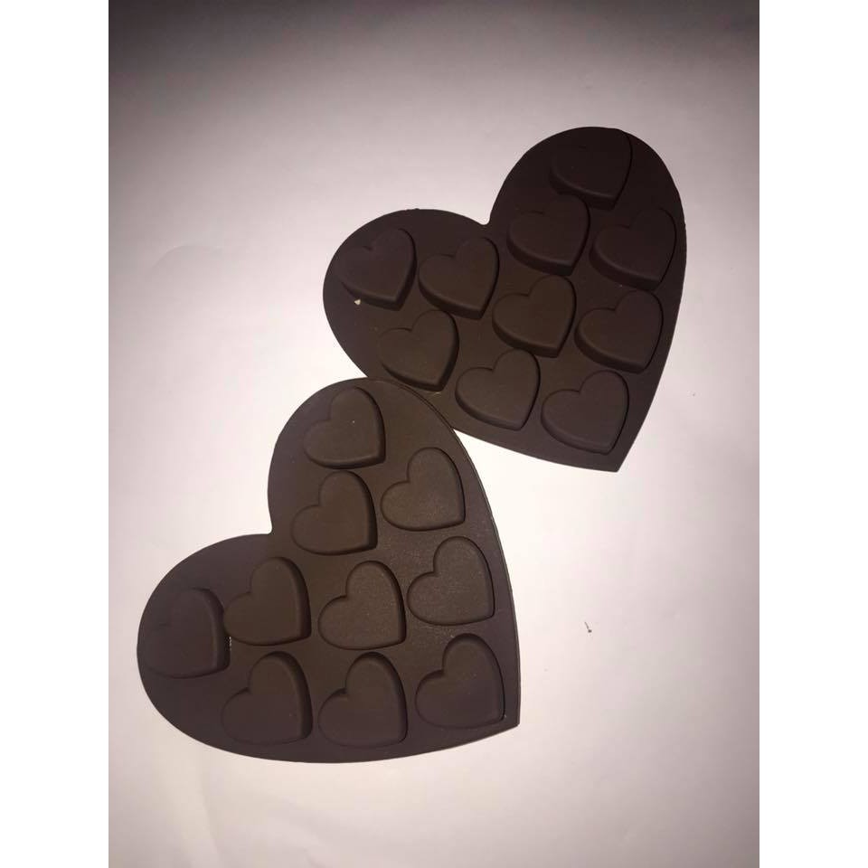 khuôn silicon trái tim