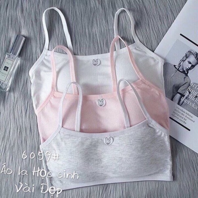 Áo Lót Học Sinh Cotton Mềm Có Đệm Ngực