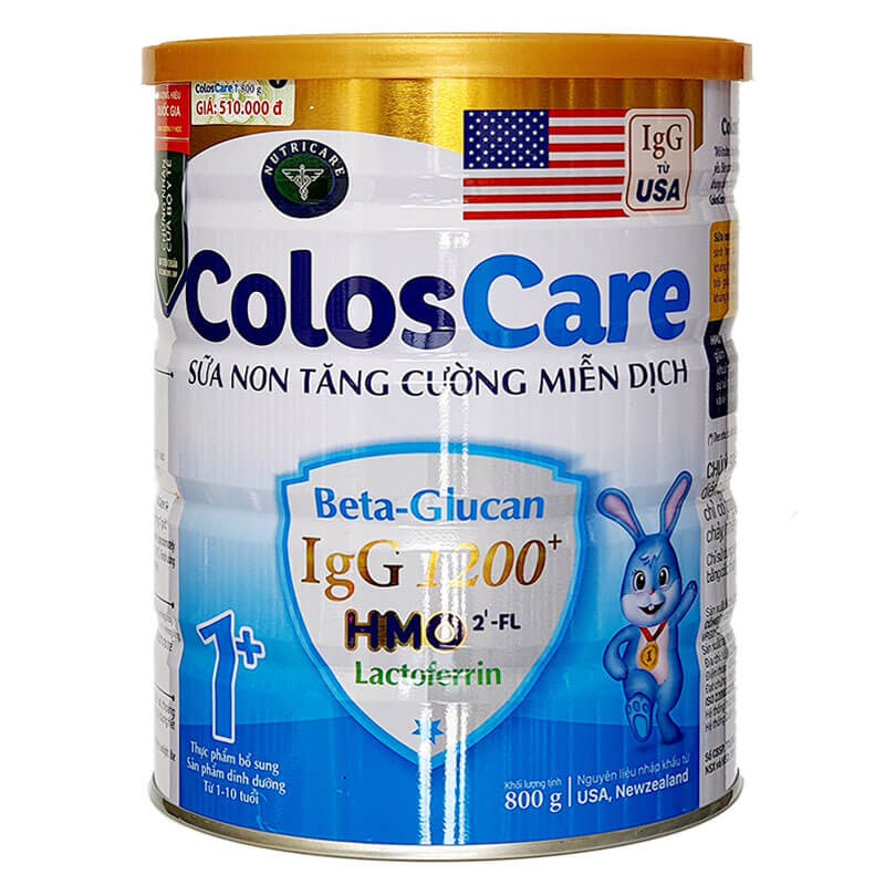 SỮA BỘT COLOS CARE 1+ 800GR