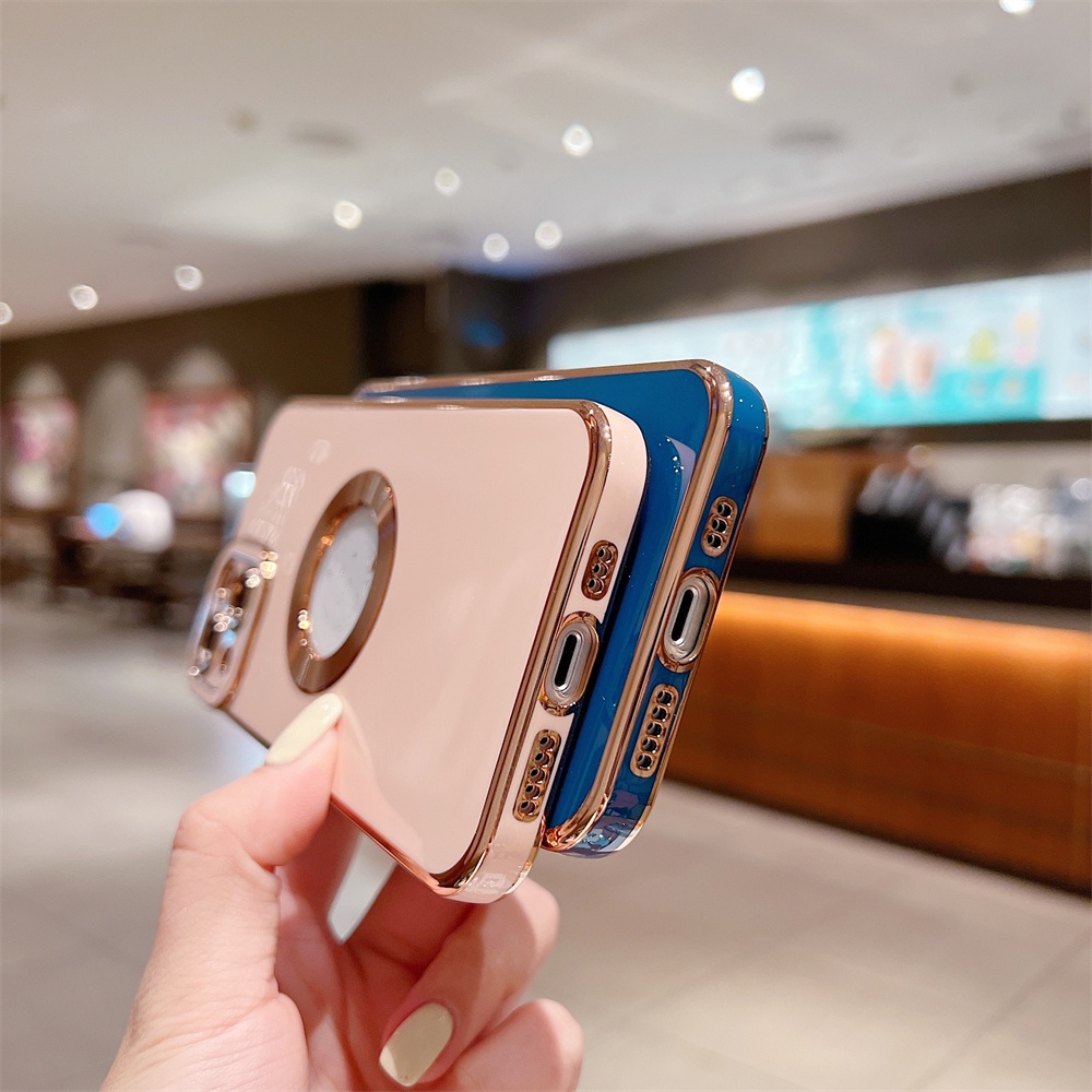 Sang Trọng Ốp Điện Thoại Mạ Điện Chống Sốc Cho IPhone 11 Pro Max 12 Pro Max x xs xr xsmax 7 plus 8 plus se2020 se2022 14 13
