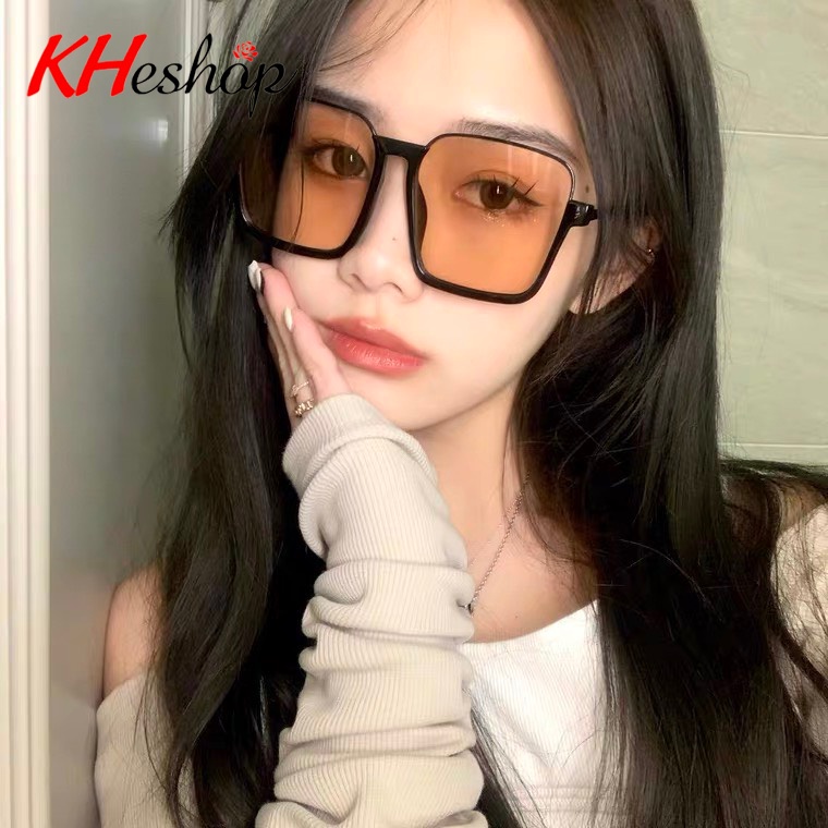Kính râm Nam Nữ BẢN LỚN thời trang chống ánh sáng xanh, gọng mỏng phong cách Châu Âu Hoa Kì mã Y2088