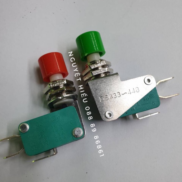 Công tắc 3 chân 2 chế độ nhấn