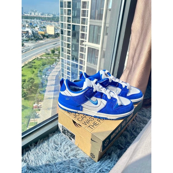 Giày Air Jordan cổ thấp Low Dunk disrupt2 University Blue