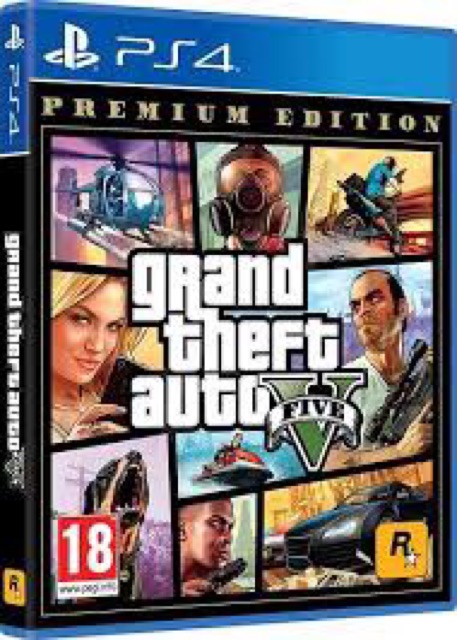 Game Grand Theft Auto V Premium Edition (GTA 5) cho máy ps4